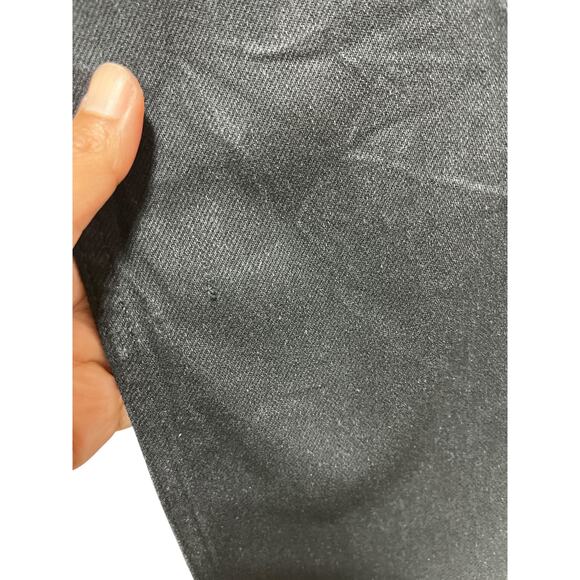 Reformation Women’s Serena High Skinny Crop Jeans Black Stretch Size 28 - Picture 3 of 10